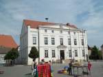 Wusterhausen/Dosse, Rathaus, Blick vom Markt (14.05.2011)