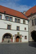 Mhlhausen, das Rathaus, wurde 1310 erstmals erwhnt, Mai 2012