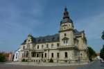 Merseburg, das Stndehaus von 1892, ehemaliges Parlamentsgebude der preuischen Provinz Sachsen, heute Kongre-und Kulturzentrum, Mai 2012