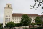 Rathaus Tempelhof: Am 20.April 1936 begann die Grundsteinlegung fuer das Rathaus in Tempelhof.