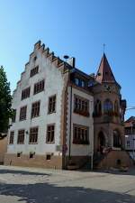 Elzach, das Rathaus der 7000 Einwohner zhlenden Stadt im Elztal im mittleren Schwarzwald, Juli 2012