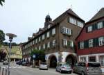 Alpirsbach, das Rathaus, der Schwarzwaldort ist auch bekannt durch die Klosterbrauerei, Juni 2012