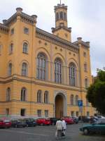 Zittau, Rathaus - Seitenansicht, Foto von Sommer 2004