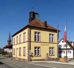 Heiligenzell in der Ortenau, das Rathaus der Gemeinde, die 1972 zu Friesenheim eingemeindet wurde, Mrz 2017