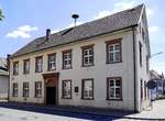 Hauingen, nrdlichster Ortsteil von Lrrach, das Rathaus der Gemeinde mit ca.3000 Einwohnern, Juli 2020 