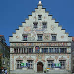 Das alter Rathaus von Lindau wurde 1422 im gotischen Stil erbaut.