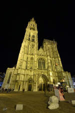 Die Liebfrauenkathedrale zu Antwerpen Ende Juli 2018.