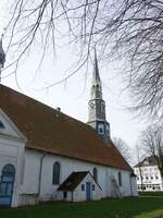 Heide/Holstein am 10.4.2023: Die St.-Jrgen-Kirche ist eine evangelisch-lutherische Kirche in Heide (Holstein).