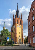 Evangelische Heilig-Geist-Kirche auf der Havelinsel in Werder (Havel).