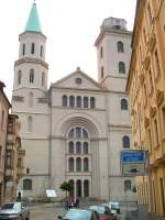 Blick zur Johanniskirche, Zittau 2005