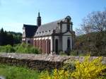 Abtei Himmerod in der Eifel,die Abteikirche,  die Zisterzienser-Abtei wurde 1134 gegründet,  1802 aufgelöst und 1922 wiederbesiedelt,  Mai 2005
