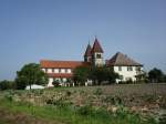 Romanische Sulenbasilika St.Peter und Paul  in Niederzell auf der Insel Reichenau/Bodensee,  ca.1100 gebaut,1750-60 umgebaut,  Weltkulturerbe der UNESCO,  Sept.2008