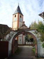 Sasbach am Kaiserstuhl,  Pfarrkirche St.Martin aus dem 18.Jahrhundert,  2008