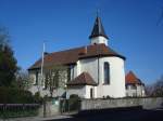 Umkirch bei Freiburg,  wahrscheinlich lteste Pfarrkirche im Breisgau,  geht auf das 11.Jahrhundert zurck,  barocker Umbau von 1760-65,  April 2010