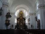 Donaueschingen, die wertvolle Innenausstattung der Kirche St.Johann, Sept.2010