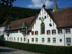 Blaubeuren, Teil der Klostergebude, das ehemalige Benediktinerkloster wurde 1085 gegrndet, beherbergt seit 1871 das evangelisch-theologische Seminar, Sept.2010