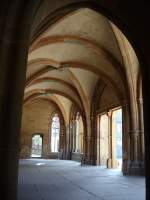 Kloster Maulbronn, die um 1210 erbaute Vorhalle (Paradies) zur Klosterkirche im frhgotischen Stil, Okt.2010