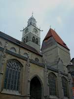 Überlingen am Bodensee, das Münster St.Nikolaus, spätgotischer Bau von 1350-1576, Juli 2010