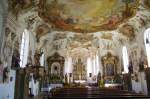 Mussenhausen, Rokoko Innenausstattung von 1756 der Wallfahrtskirche Unserer Lieben Frau, Kreis Unterallgu (14.08.2011)