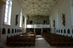 Spaichingen, Blick zur Orgel der Dreifaltigkeitskirche, Sept.2011