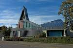 Buchholz, Ortsteil von Waldkirch, die moderne katholische Kirche St.Pankratius, Sept.2011