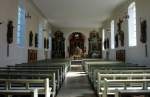 Gottenheim , Innenraum der katholischen St.Stephan-Kirche, Aug.2011