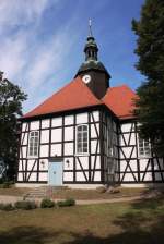 August 2011  Krausnick im Spreewald  Kreuzkirche auf dem Hgel