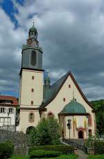Todtmoos im Schwarzwald, die barocke Wallfahrtskirche  Unserer Lieben Frau zu Todtmoos , erbaut 1625-32, Mai 2012