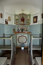 Vogesenkapelle bei St.Mrgen, aus Dankbarkeit fr die gesunde Rckkehr aus dem I.Weltkrieg baute ein Soldat aus dem Schwarzwald diese Kapelle, Mai 2012