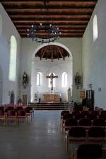 Kloster Zella, Blick zum Altar der Klosterkirche, Mai 2012