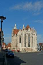 Mhlhausen, die evangelische Divi-Blasii-Kirche, Blick auf den Ostchor, Mai 2012