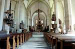 Merseburg, Blich ins Kirchenschiff des Domes, Mai 2012