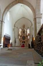 Merseburg, der Altar und das Chorgesthl des Domes, Mai 2012