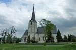 Schleiz, die evangelische Bergkirche St.Marien, 1359 erstmals urkundlich erwähnt, die gotische Kirche mit barocker Ausstattung gehört zu den sehenswerten Kirchen in Thüringen, Mai 2012