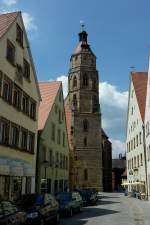 Weienburg, Blick zur Stadtpfarrkirche St.Andreas, Mai 2012