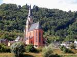 Liebfrauenkirche in Oberwesel  wurde 1213 erstmals erwhnt, 1258 zur Stiftskirche erhoben, und ist seit 2002 Teil des UNESCO-Welterbes Oberes Mittelrheintal; 120829