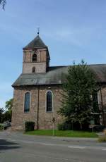 Achern, katholische Kirche, erbaut im Weinbrennerstil von 1824-25, Sept.2012