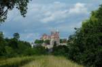 Breisach, Blick zum Burgberg mit dem Mnster, Aug.2011