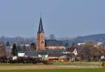 Obergartzem (zu Mechernich)  mit Kirche - 13.02.2013