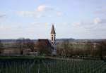 Nimburg, die evangelische Bergkirche von 1517, April 2010 