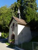 Burg am Wald/Schwarzwald, die Laubishofkapelle von 1634, Aug.2013