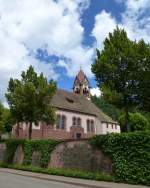 Schuttertal, die Kirche St.Antonius, erbaut 1907-09, Juni 2013