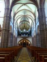 Schnau, Blick zur Orgelempore in der Pfarrkirche, die Orgel stammt von 1907 von der Firma F.W.Schwarz aus berlingen, Aug.2013