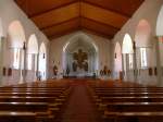 Wolfach, St.Laurentius-Kirche, Blick in den Innenraum, Juli 2013