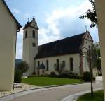 Seitingen, die Mari-Himmelfahrt-Kirche, Aug.2013