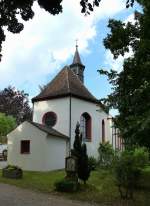 Herbolzheim, Wallfahrtskirche  Maria im Sand , um 1680 erbaut, Juli 2014