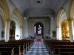 Lahnstein, Blick zum Hauptaltar in der St.Martinus-Kirche, Sept.2014