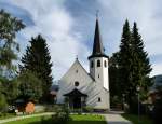 Garmisch-Partenkirchen, die evangelische Johanniskirche, Aug.2014