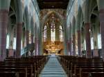 Neustadt, Blick zum Chor und Altar im St.Jakobusmnster, Juli 2015