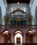 Neustadt, St.Jakobusmnster, die Orgel von 1910, 1995 erneuert und erweitert, Juli 2015